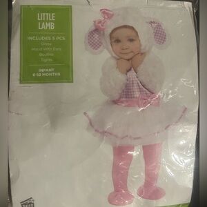 Little Lamb Infant Costume with Pink Accents 6-12 months